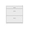 Space Solutions 30 in.W 3 Drawer Lateral File Cabinet for Home/Office, Fits Letter/Legal Sizes, White 25071 - alternate 10